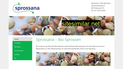 sprossana.ch alternative sites