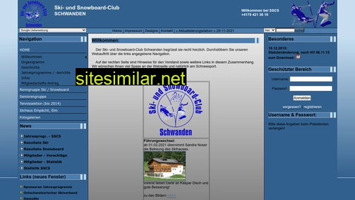 ssc-schwanden.ch alternative sites