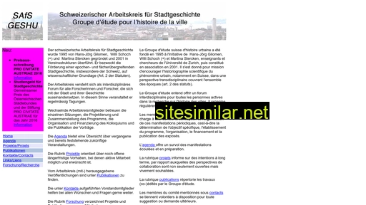 stadtgeschichte.ch alternative sites