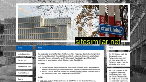 stadtlabor.ch alternative sites