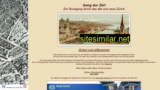 stadt-zueri.ch alternative sites