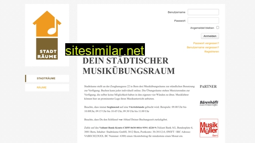 stadtraeume.ch alternative sites