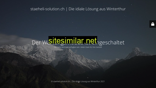 staeheli-solution.ch alternative sites