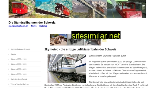 standseilbahnen.ch alternative sites