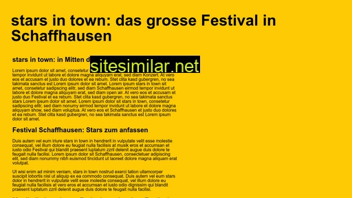 stars-in-town.ch alternative sites
