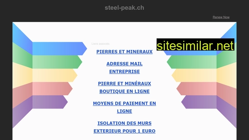 Steel-peak similar sites