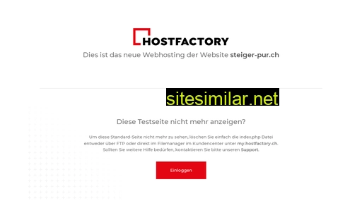 steiger-pur.ch alternative sites