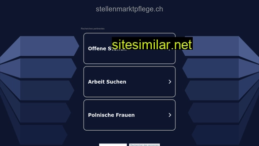 stellenmarktpflege.ch alternative sites