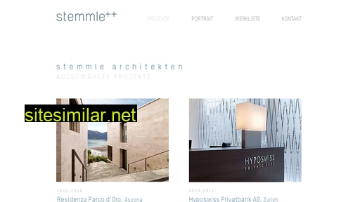 stemmlearchitekten.ch alternative sites