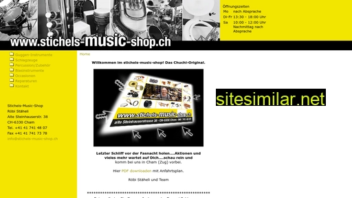 stichels-music-shop.ch alternative sites