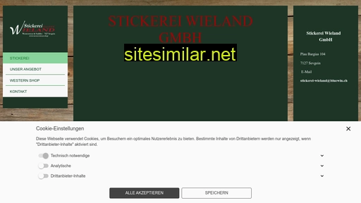 stickerei-wieland.ch alternative sites