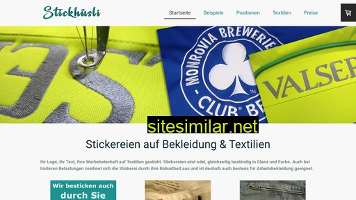stickhuesli.ch alternative sites