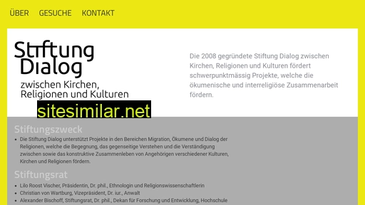 stiftung-dialog.ch alternative sites