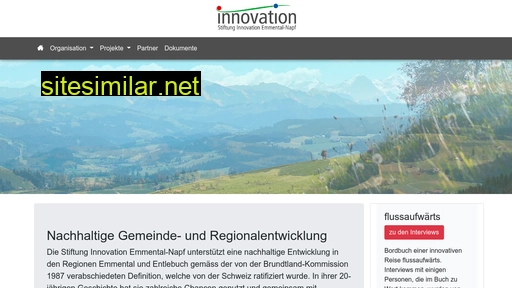 stiftung-innovation.ch alternative sites