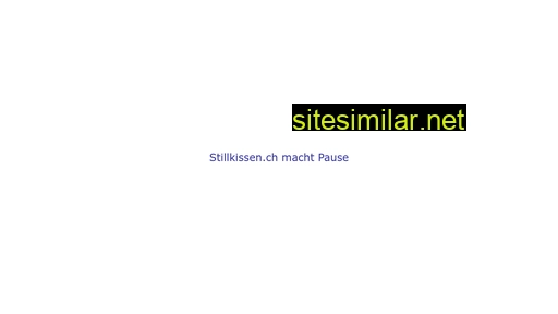 stillkissen.ch alternative sites