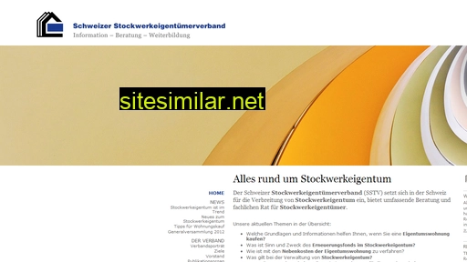 stockwerkeigentuemerverband.ch alternative sites