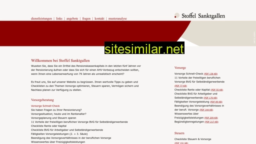 stoffel-sanktgallen.ch alternative sites