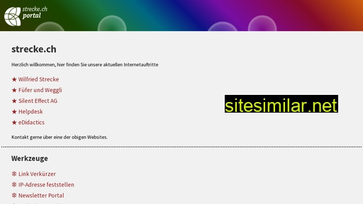 strecke.ch alternative sites