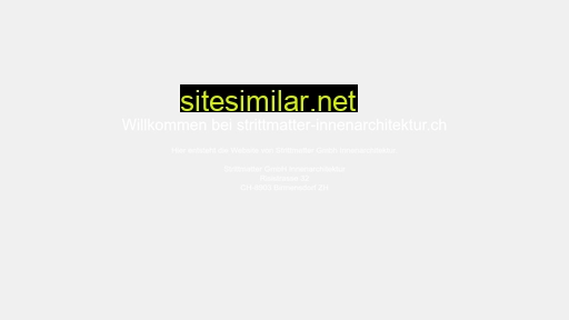 strittmatter-innenarchitektur.ch alternative sites