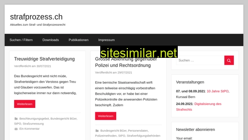 strafprozess.ch alternative sites