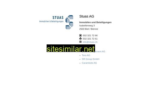 stuas.ch alternative sites