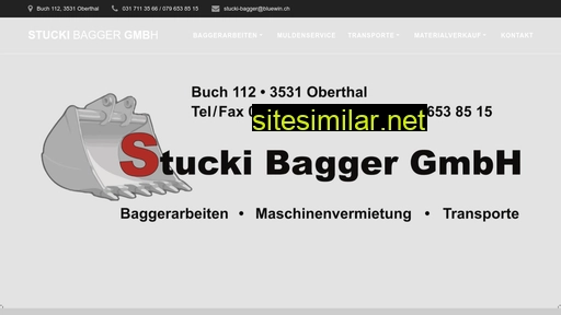 stucki-bagger.ch alternative sites