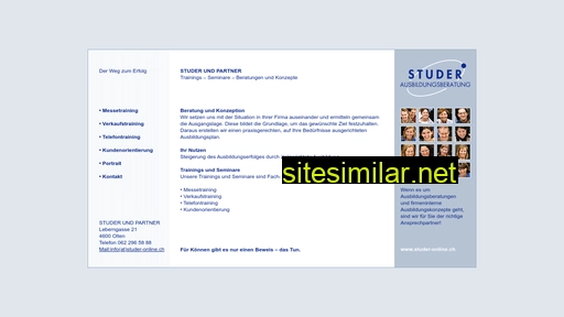 studer-online.ch alternative sites