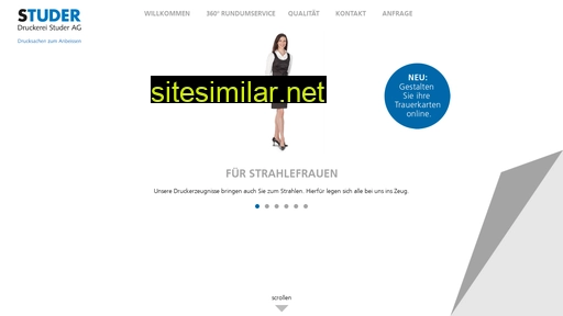 studerdruck.ch alternative sites