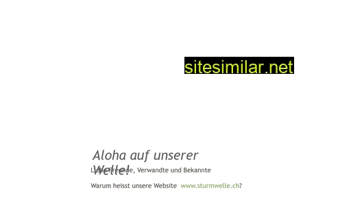 sturmwelle.ch alternative sites