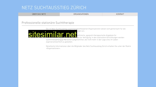 suchtausstiegzh.ch alternative sites