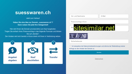 suesswaren.ch alternative sites