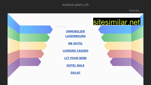 suisse-parc.ch alternative sites