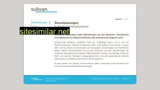 sullivan-communications.ch alternative sites