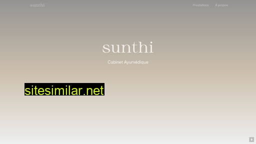 sunthi-ayurveda.ch alternative sites
