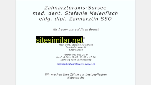 sursee-zahnarzt.ch alternative sites