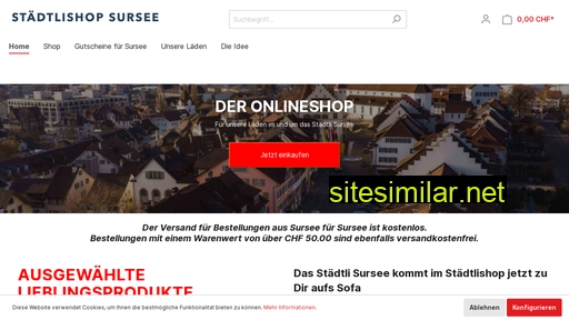 sursee.staedtlishop.ch alternative sites