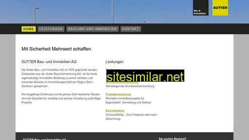 sutterimmobilien.ch alternative sites