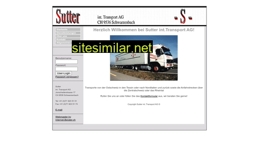 suttertransport.ch alternative sites