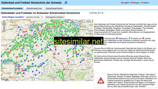 swissbadeanstalt.ch alternative sites