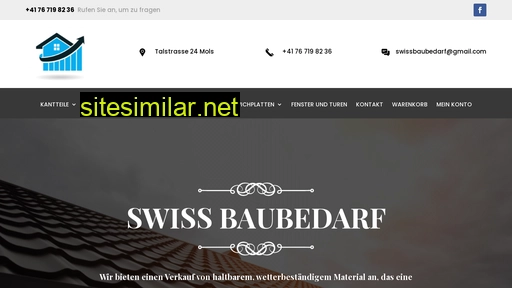 swissbaubedarf.ch alternative sites