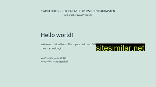 swisseditor.ch alternative sites