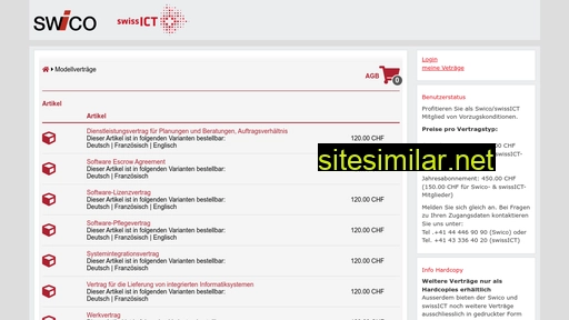 swissict-modellvertraege.ch alternative sites