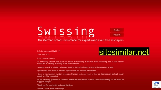 Swissing similar sites