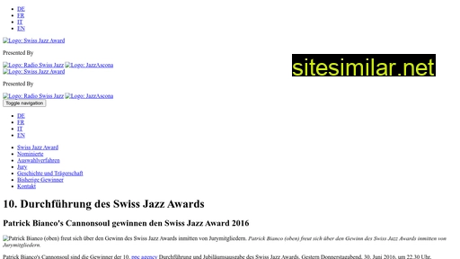 swissjazzaward.ch alternative sites