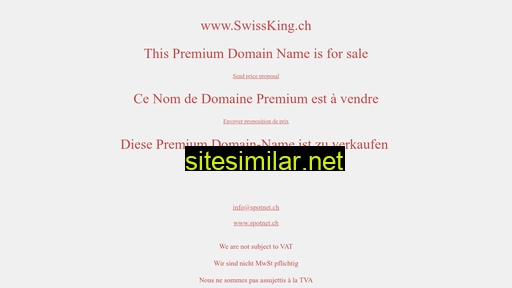 swissking.ch alternative sites