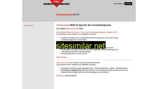 swisslawyersrisk.ch alternative sites