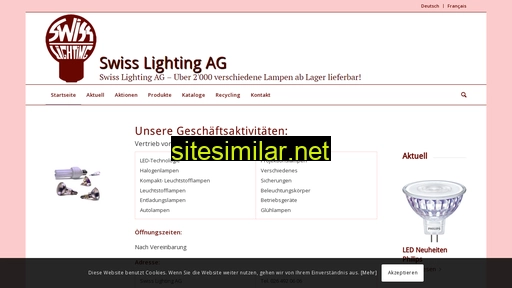 swisslighting.ch alternative sites