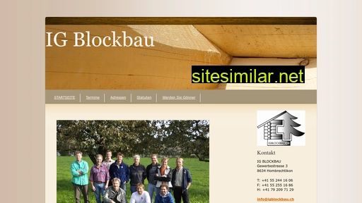 swisslogbuilders.ch alternative sites