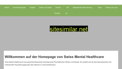 Swissmentalhealthcare similar sites