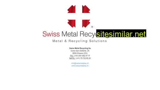 Swissmetalsa similar sites
